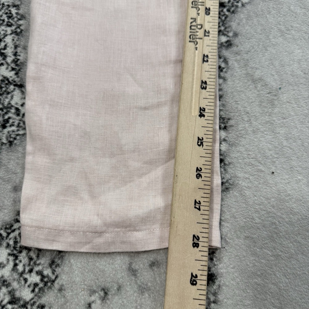 Ema Costa Linen Jumpsuit Womens Small Sleeveless Pink Minimalist Lagenlook Boho - Picture 9 of 11